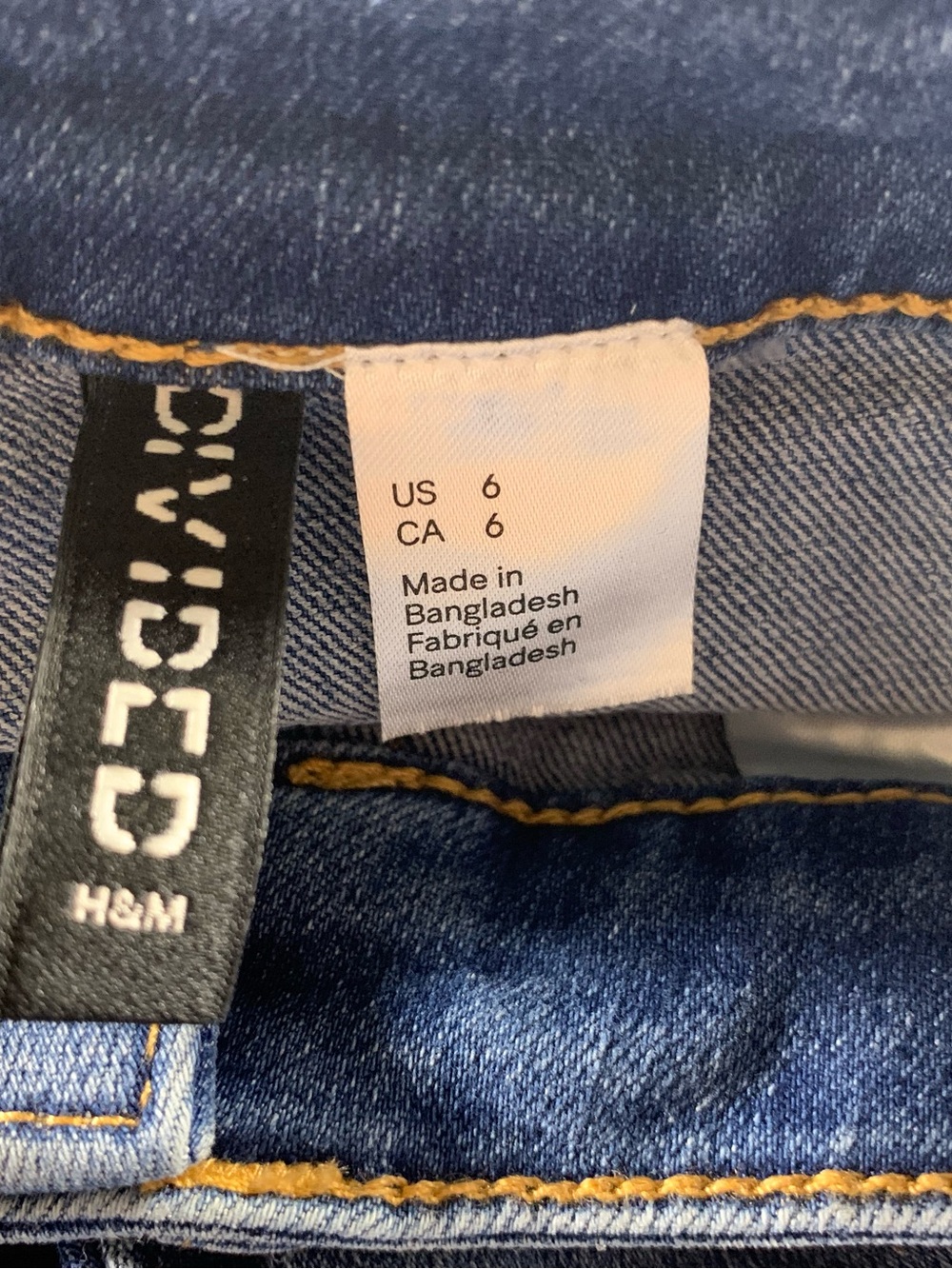 Pre loved H&M jeans womens size 6 - Picture 5 of 7